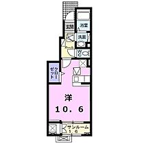 テェーニメント・ブイピー200 102 ｜ 静岡県御殿場市御殿場（賃貸アパート1R・1階・32.43㎡） その2