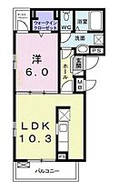 カノン 201 ｜ 静岡県駿東郡清水町伏見（賃貸アパート1LDK・2階・40.13㎡） その2