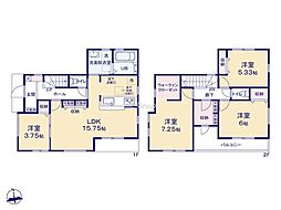 東大和市狭山5丁目第4期　新築戸建　全8棟　7号棟