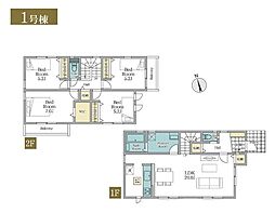稲城市平尾4丁目7期 新築戸建 全2棟 1号棟