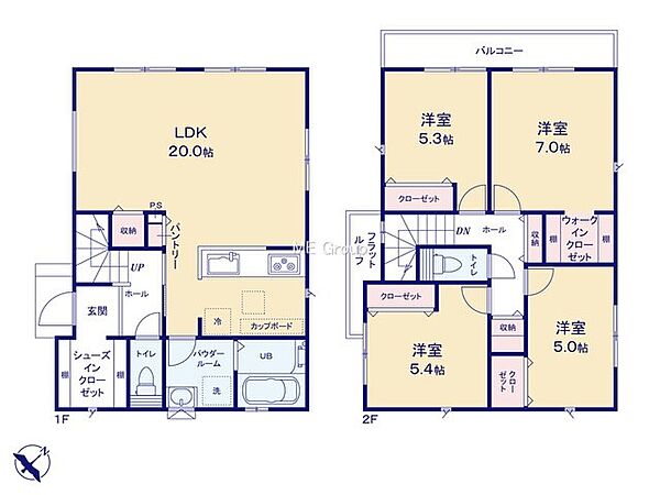 間取りを拡大表示