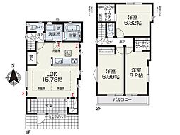 昭島市郷地町1丁目2期 新築戸建 全2棟 2号棟