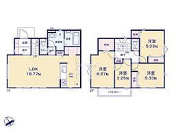 昭島市玉川5丁目9期 新築戸建 全1棟 1号棟
