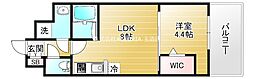 アーバネックス真田山 1LDKの間取図画像