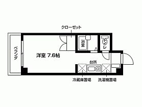 大阪府豊中市螢池東町２丁目（賃貸マンション1K・3階・22.50㎡） その2