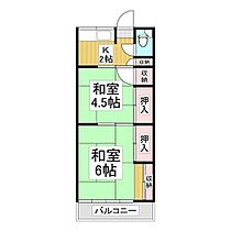 松栄荘  ｜ 長野県諏訪市小和田（賃貸アパート2K・1階・29.16㎡） その2