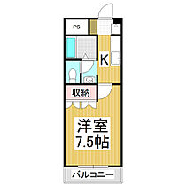 Ｌ・ＳＡＮＳＥＮ  ｜ 長野県岡谷市赤羽1丁目（賃貸アパート1K・1階・24.75㎡） その2