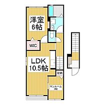 ふるり  ｜ 長野県諏訪市大字四賀（賃貸アパート1LDK・2階・48.91㎡） その2