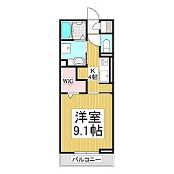 間取図画像 1K