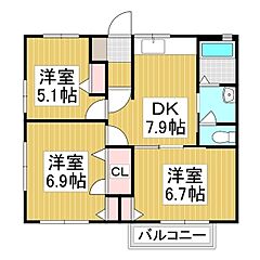 物件の間取り
