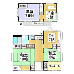 物件の間取り