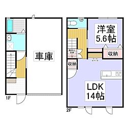 HARAMURA BASE 1LDKの間取図画像