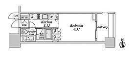 レジディア芝浦KAIGAN 203 ｜ 東京都港区海岸3丁目15-5（賃貸マンション1R・2階・27.39㎡） その2