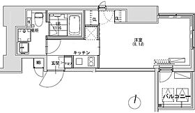 グランディオール広尾テラス  ｜ 東京都渋谷区広尾1丁目（賃貸マンション1K・13階・25.78㎡） その2