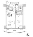 PARKFLATS芝浦9階23.3万円