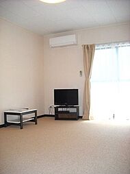 レオネクストトップアイランドII 202 2階1Kのリビング/ダイニング