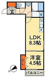 間取図画像 1LDK
