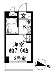 間取図画像 1K