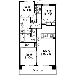 間取図画像 3LDK