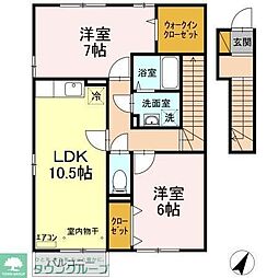 トップ5 2LDKの間取図画像