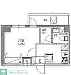 S-RESIDENCEGYOTOKU 1Kの間取図画像