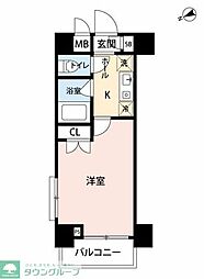 IMPROVE西船橋 1Kの間取図画像