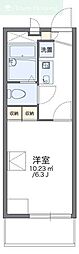 レオパレスツインスターコート1 1Kの間取図画像