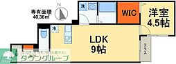 RIVAGE 1LDKの間取図画像