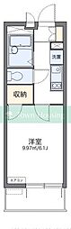 レオパレスラトナ 1Kの間取図画像