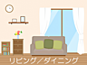 リビング/ダイニング：リビングは16.5帖で広々とした空間です。