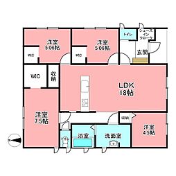 リーブルガーデン　一宮市明地の平屋　1号棟