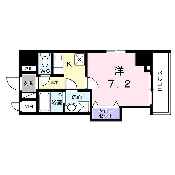 シエロ西竹の塚 701｜東京都足立区西竹の塚2丁目(賃貸マンション1K・7階・26.72㎡)の写真 その2