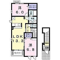 ラグーナＡ 201 ｜ 千葉県我孫子市下ケ戸220番地1（賃貸アパート2LDK・2階・61.89㎡） その2