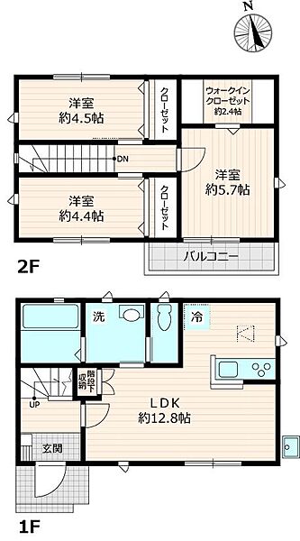 舎人戸建 C号室｜東京都足立区舎人2丁目(賃貸一戸建3LDK・1階・72.00㎡)の写真 その2