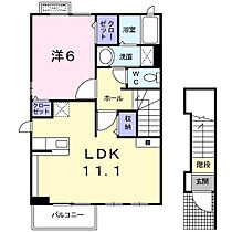 メゾン　ＭＯＲＩＫＯ 201 ｜ 千葉県松戸市稔台2丁目6番地10（賃貸アパート1LDK・2階・46.09㎡） その2