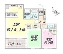 ライオンズグローベル入間ブライトシティ 3LDKの間取図画像