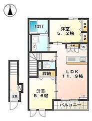 物件の間取り