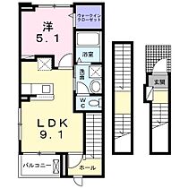 兵庫県姫路市龍野町３丁目（賃貸アパート1LDK・3階・42.20㎡） その2