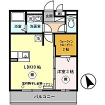 兵庫県姫路市東山（賃貸アパート1LDK・3階・35.10㎡） その2