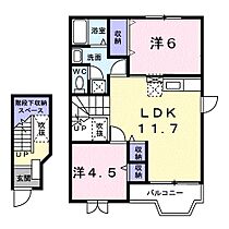 エスト．リヴィエール 205 ｜ 静岡県袋井市太田（賃貸アパート2LDK・2階・58.53㎡） その2