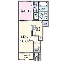 エルシオン 102 ｜ 静岡県菊川市加茂（賃貸アパート1LDK・1階・50.05㎡） その2