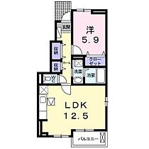 ブランドールI 101 ｜ 静岡県菊川市加茂（賃貸アパート1LDK・1階・46.24㎡） その2