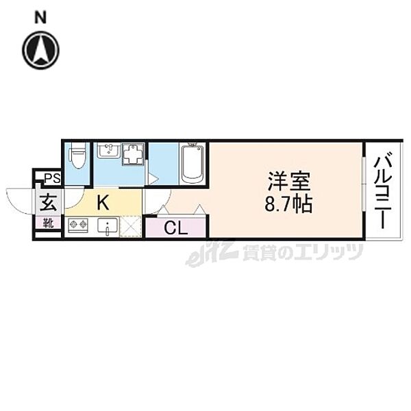 メゾン　リアリII 206｜奈良県香芝市今泉(賃貸アパート1K・2階・28.87㎡)の写真 その2