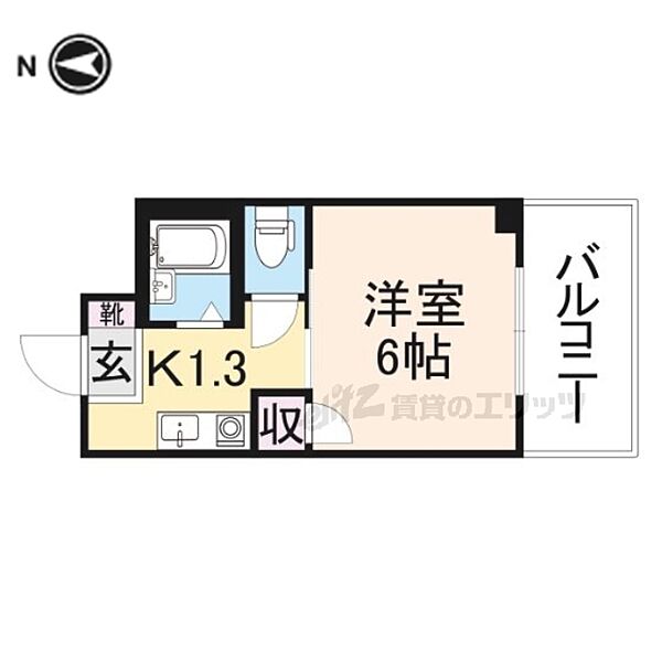 奈良県香芝市瓦口(賃貸アパート1K・2階・20.40㎡)の写真 その2