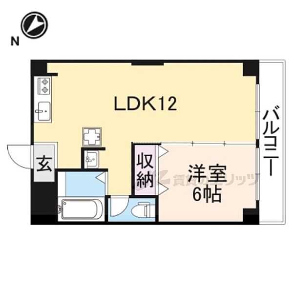 リッチヒル富雄 207｜奈良県奈良市富雄元町１丁目(賃貸マンション1LDK・2階・38.00㎡)の写真 その2