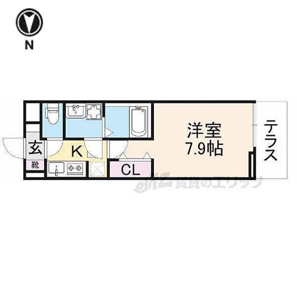 ミニョンフルール 105｜奈良県奈良市大森町(賃貸アパート1K・1階・26.72㎡)の写真 その2
