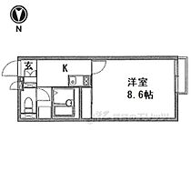 レオネクストビー　シェル 102 ｜ 奈良県奈良市芝辻町２丁目（賃貸アパート1K・1階・26.08㎡） その2