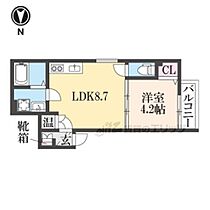 大阪府寝屋川市境橋町（賃貸アパート1LDK・3階・30.38㎡） その2