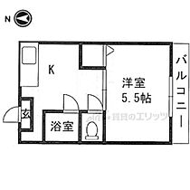 ロータリーマンション香里北之町 207 ｜ 大阪府寝屋川市香里北之町（賃貸マンション1K・2階・21.00㎡） その2