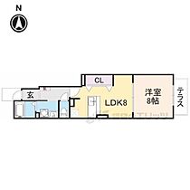 奈良県奈良市宝来４丁目（賃貸アパート1LDK・1階・40.10㎡） その1